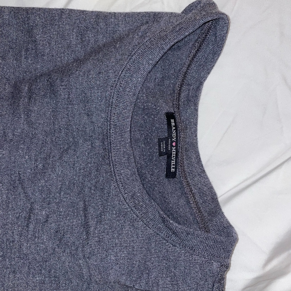 Brandy Melville One size fits all Grey cozy sweater